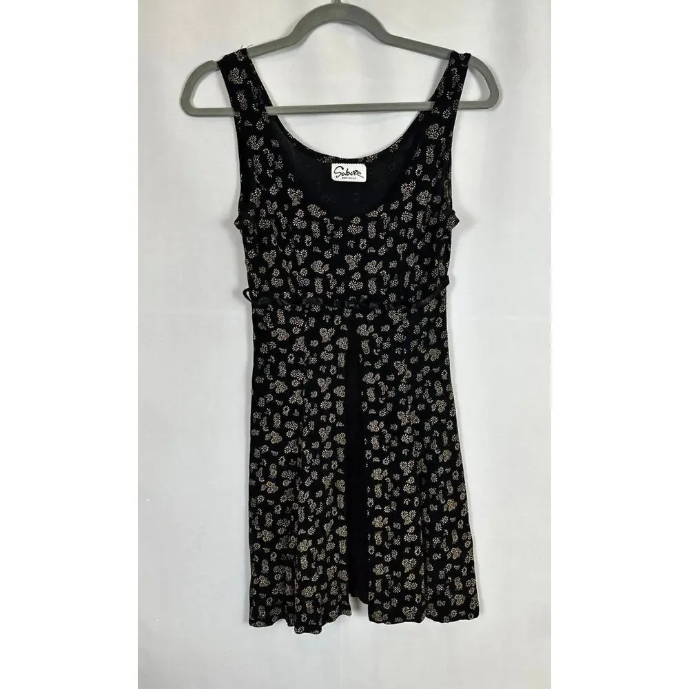 Vintage Floral Mini Dress - Picture 2 of 4